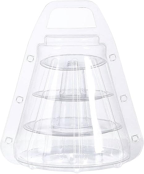 Amazon B Blesiya マカロンタワー マカロンスタンド 展示ボックス プラスチック製 キャリーケース付き 高さ調節可能 便利性 包装用品 オンライン通販