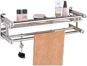LULUDP Toalleros Cuarto de baño de Acero Inoxidable ...