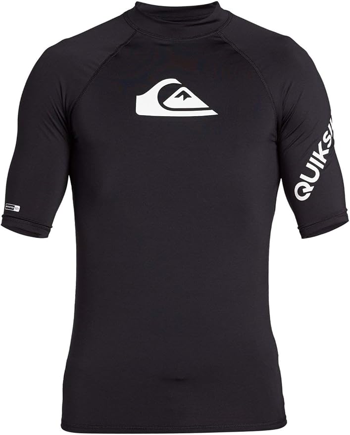 Quiksilver Men All Time Short Sleeve Upf 50 Rash Vest Quiksilver