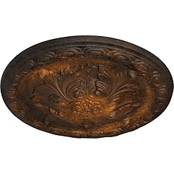 Ekena Millwork Stockport Ceiling Medallion, Rust