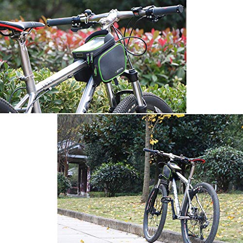 image for AISISAIWEN Bike Frame Bag Bicycle Top Tube Bag Waterproof Sensitive To
