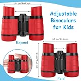 OSDUE 4x30 Kids Binoculars Telescope Outdoor Educational Toy Gift 3-12 view 2