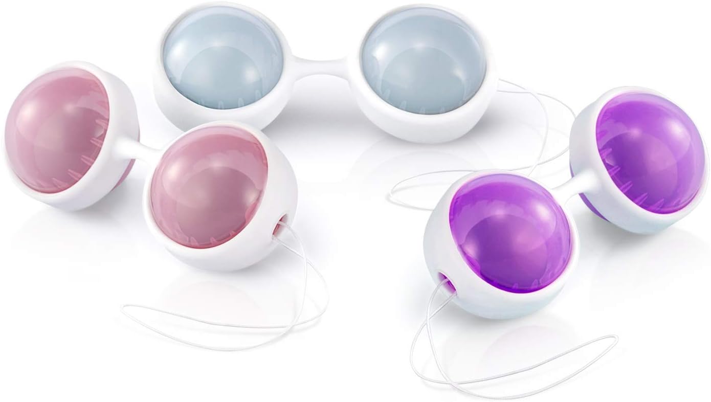 LELO Beads Kegel Balls for Women of All Ages, Premium Silicone Exercise Weighted Balls with String