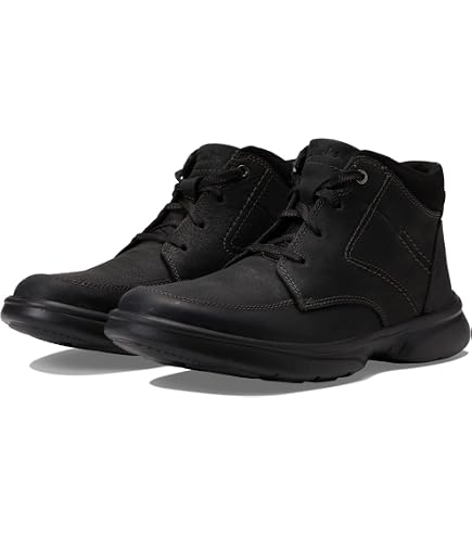 Clarke\'s men\'s grove zip Black Waterproof Ankle Boots Size 11 Clarks Mens Grove Zip Leather Front Zipper Casual and  main image 2
