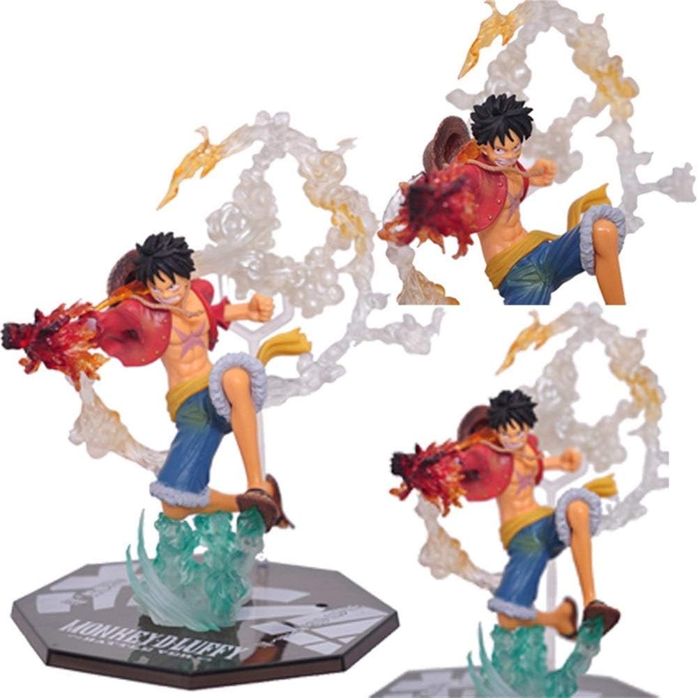 Cyc Cong Anime Toy Fire Punch Monkey D Luffy Model Decorative Ornaments One Piece Dolls Colorful Package Image Figure Amazon Co Uk Toys Games