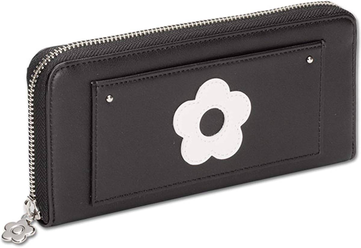Amazon マリークワント Mary Quant マリクワ マリークアント フロントポケット パース 財布 ブラック キーケース
