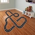 Racecar Racing Childrens Birthday Peel and Place Track - Giant Wall or Floorl Decal Decoration