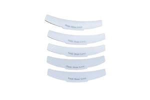 YIZHONG Tab Collar for Clergy Shirt Priest Collar Tab Insert Shirt For women men white 5 pcs