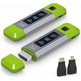 Wireless HDMI Transmitter and Receiver 2.4G+5G 328FT/100M Support 4K Decode 1080P@60Hz HD Video Output for Video and Audio to Monitor from PC/Projector/TV Box