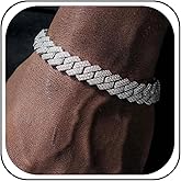 Your Always Charm Cuban Link Chain Bracelet Silver Cuban Link Chain for Men Chunky Gold Bracelet Chunky Jewelry Gifts