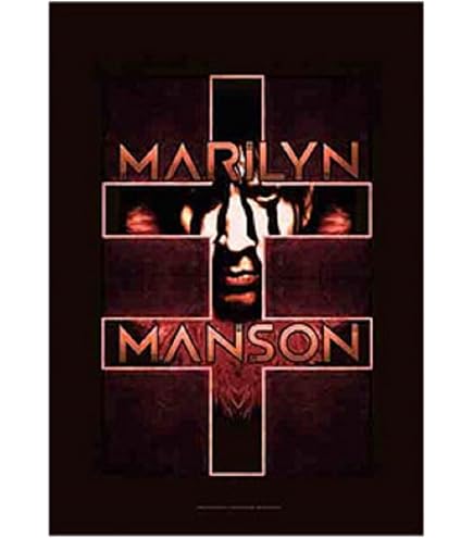 Amazon.com: Heart Rock Marilyn Manson Poster Flag Born
