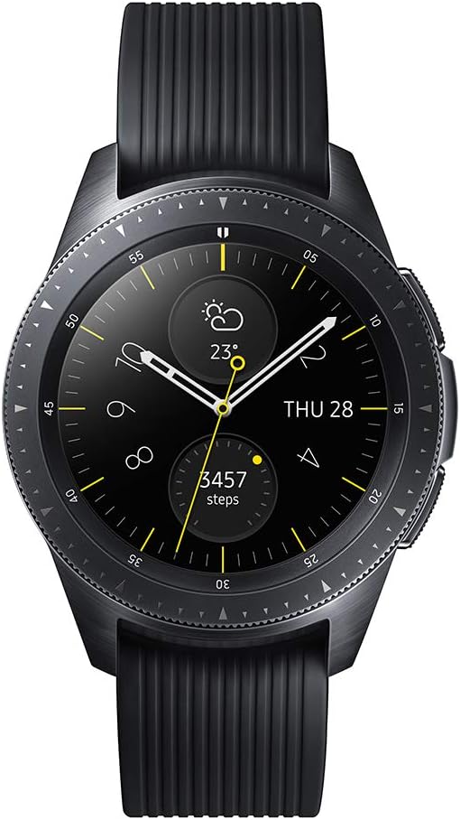 Samsung Galaxy Watch 42mm Midnight Black Sleep Monitor Bluetooth UK