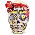 Smashers Dino Island Giant Skull by ZURU - Includes 30+ Surprises, Kids Toys Filled with Mini Dinosaur Toys, Slime, Sand, Eggs, Figurines and More (Megalodon Shark), Ages 5+