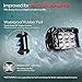 MICTUNING Led Light Bar, 2PCS 4Inch 18W Spot Led Pods 1260lm Off Road Driving Fog Lights For Jeep Rzr ATV UTV SUV Truck Boat Motorcycle