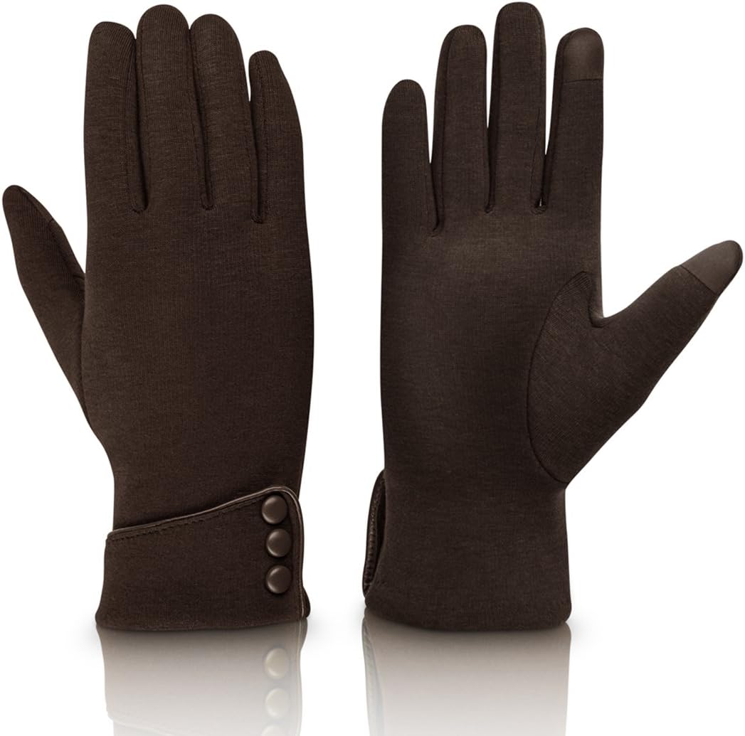 Fashion Touch Screen Winter Gloves Warm Polar Fleece Causal Gloves Windproof in Cold Weater Lightweight For Women