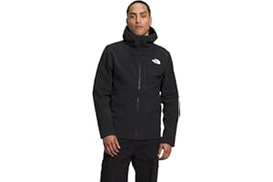 THE NORTH FACE Men's Apex Bionic 3 Hoodie | Water & Wind Resistant Softshell Jacket with Adjustable Hood, Cinch Cord Hem