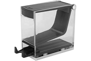 1PC Dental Grade Black Cotton Roll Dispenser by VASTMED | Dental Press Type Cotton Rolls Holder Dispenser Hygienic Divider | Perfect for Professional Clinic, Hospital, Home Use