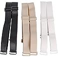 Magicmode 3 Pairs Bra Strap Replacement Elastic Adjustable Removable Multi Color