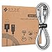Syde ARMOR Lightning Cable with Kevlar Core, Apple Certified Double-Nylon Braided Fast Charging Cable Built to Military Specifications for iPhone, iPad & iPod (Gray, 5 Feet)