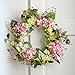 Collections Etc Spring Floral Hydrangea Door Wreath