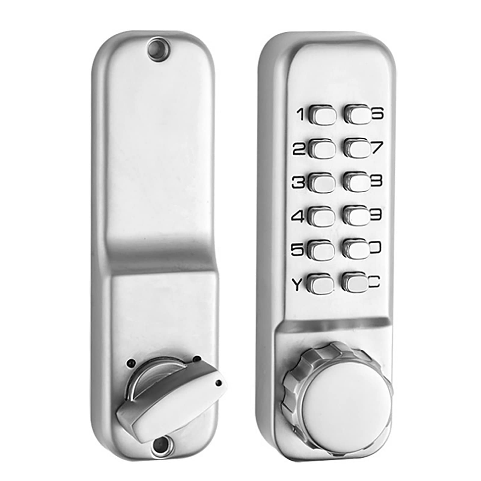 Digital Door Lock Mechanical Keyless Entry Door Lock Password Combination Door Keypad Deadbolt Waterproof Code Door Lock for Home Office