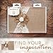 Darice David Tutera Burlap and Lace Guest Book – Natural Burlap Embellished with Cream Lace and Jute Flower – Gilded Pages – Adds Rustic Charm to Wedding or Event – Cream Interior Pages, 9” x 6-1/2”