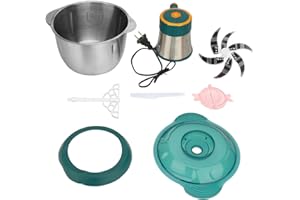 ANKROYU Professional Food Processor 500W Electric Stainless Steel Meat Grinder Vegetable Chopper Large Capacity 5L Multifunct