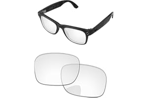PapaViva Replacement Lenses for Ray-Ban Meta Wayfarer RW4006 50mm AI Glasses - Photochromic, Anti-Fog & Anti Blue Light Lens