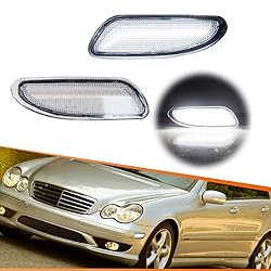 ADIIL Clear Lens White Full LED Front Bumper Side