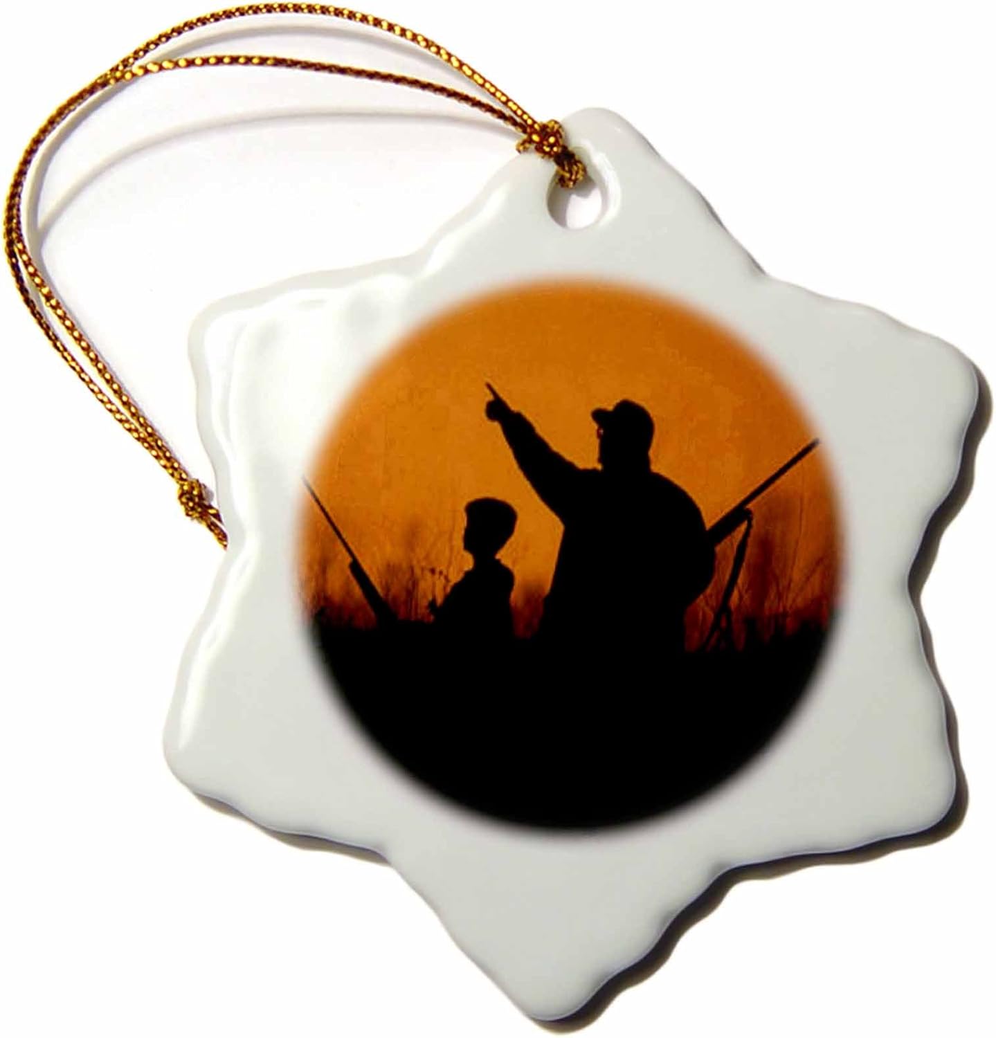 father and son ornament