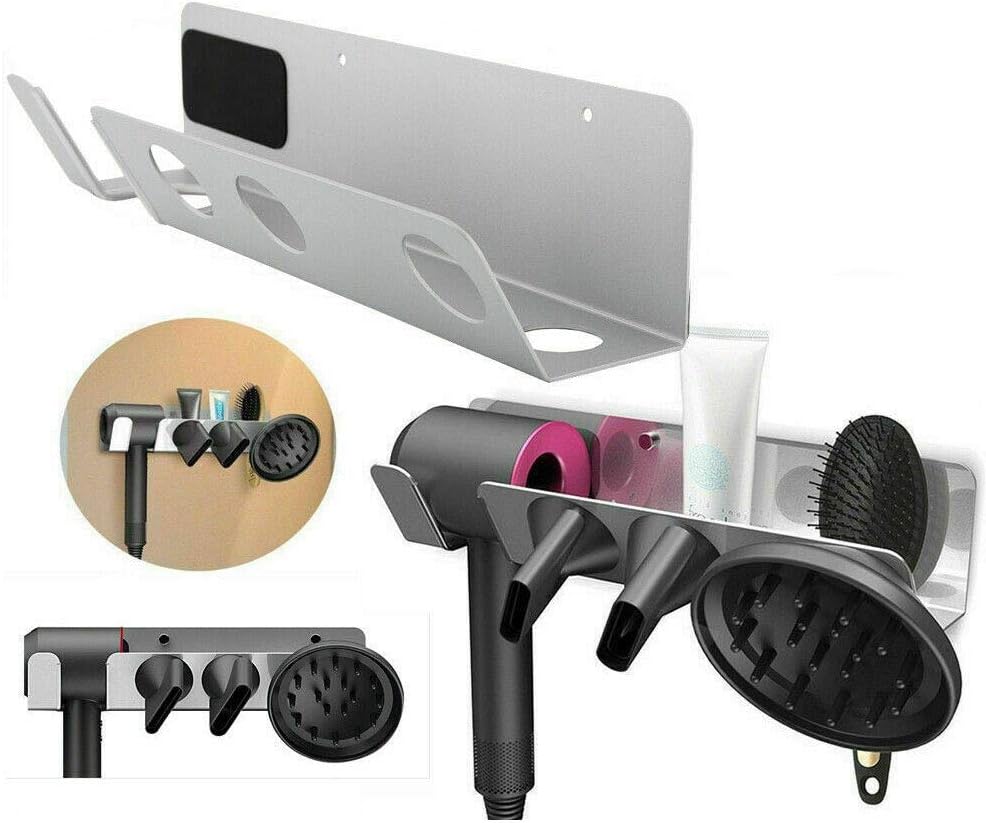 NganSuRong Hair Dryer Holder Wall Mounted - Image 3