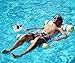 EFFUN Water Hammock, Swimming Pool Water Hammock Lounge Float Hammock Inflatable Raft Swimming Pool Lounger Air Lightweight Floating Chair and Float Swimming Pool Lounger for Adults/Kids Colorful