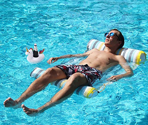 image for Tripirit Water Hammock, Swimming Pool Water Hammock Lounge Float Hammo