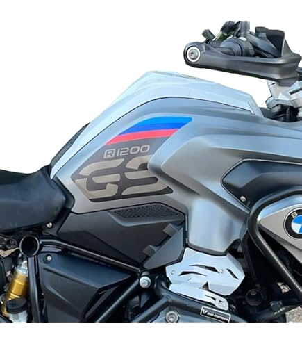 Autocollants De Protection Pour Réservoir BMW R1200GS / R1250GS (2017-2022) - Film PVC Antidérapant Et Décoratif (kit 2 Pièces)