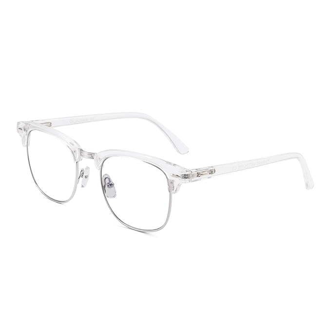 are semi rimless glasses in style