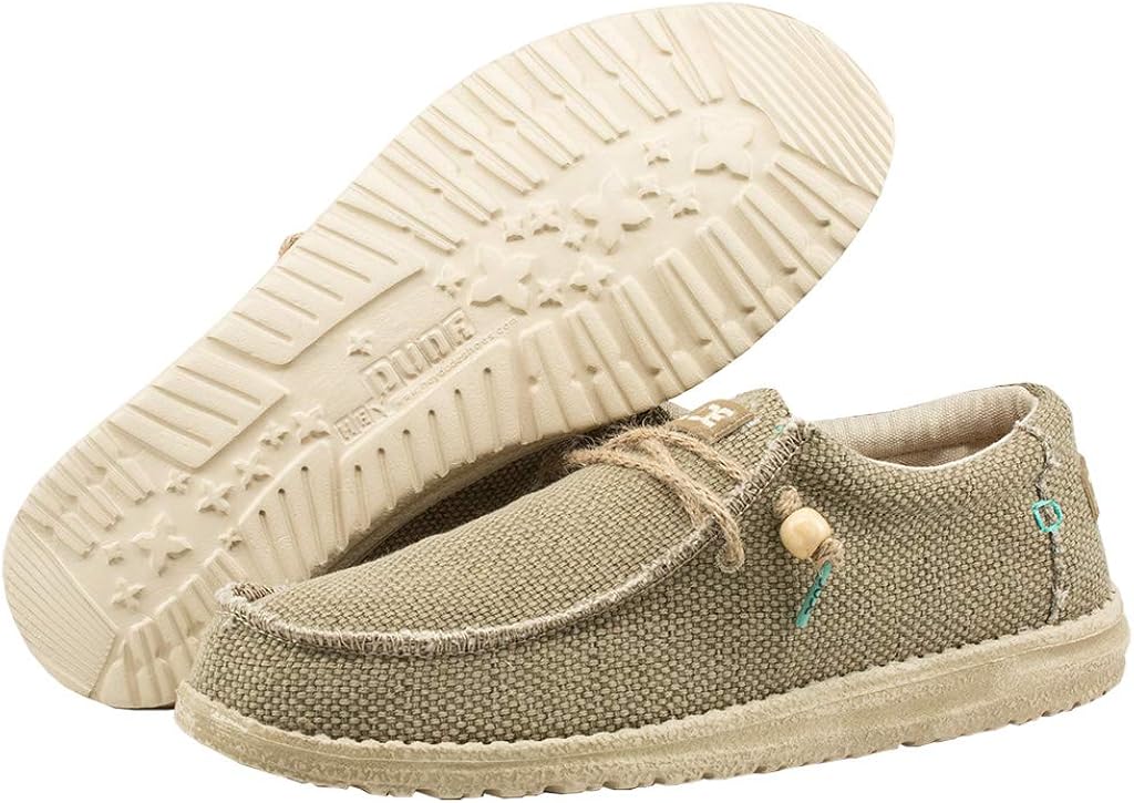 hey dude mens wally braided vegan loafer