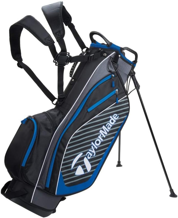 TaylorMade Pro 6.0 Stand Bag, Black/Charcoal/Blue