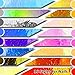 Flame Reflections Nail Stickers - 16pcs Halloween Holographic Fire Flame Nail Art Decals Nail Stencil for Nails Manicure, Maples DIY Nail Foils Tape Adhesive Decoration by DR.MODE