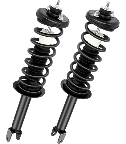TRQ Loaded Strut Assembly - Rear Left (Driver Side) For 2009-2014 Acura TSX