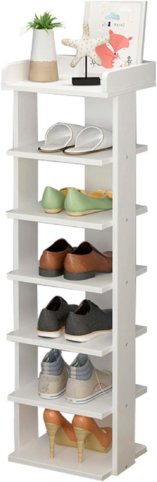 Youyijia 7 Tier Shoe Rack Organiser 25 * 27 * 104cm Shoe