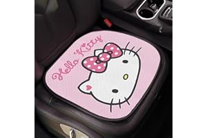 BKDRL Car Seat Protector Kitty Accessories, Cute Seat Pad for Car Seat Driver, Car Seat Cooling Pad, Non-Slip Seat Cushions for Office Chair (Pink)