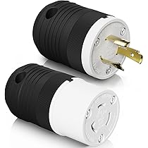 【5/15まで！】エバデッキ AIDA NEMA L5-20P & NEMA L5-20R Locking Plug and Connector