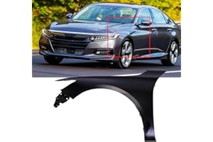 CAREONLINE New Front Driver Left Side Fender Fits for 2018-2022 Ho-n-da Acc-ord, Steel Primed OEM: 60260TVAA00ZZ HO1240196