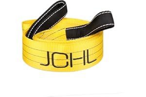 JCHL Tree Saver Strap, 3 inchX9 Foot Winch Strap, Tow Strap, Heavy Duty 36,000 Pound Capacity