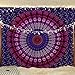 GLOBUS CHOICE INC. Mandala Tapestry Bohemian Wall Hanging, Psychedelic Wall Art, Dorm Décor Beach Throw, Indian Wall Tapestries Art