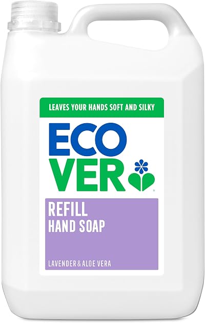 Ecover Hand Wash Lavender Aloe Vera Dermatologically Tested 5L Refill
