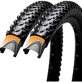 26/27.5/29x2.10 Mountain Bike Tires Strong Grip Bicycle Tires Foldable Wear-Resistant Mountain Bike Tires Pack of 2