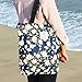 Original Floral Tote Bag Shoulder Bag for Gym Hiking Picnic Travel Beach