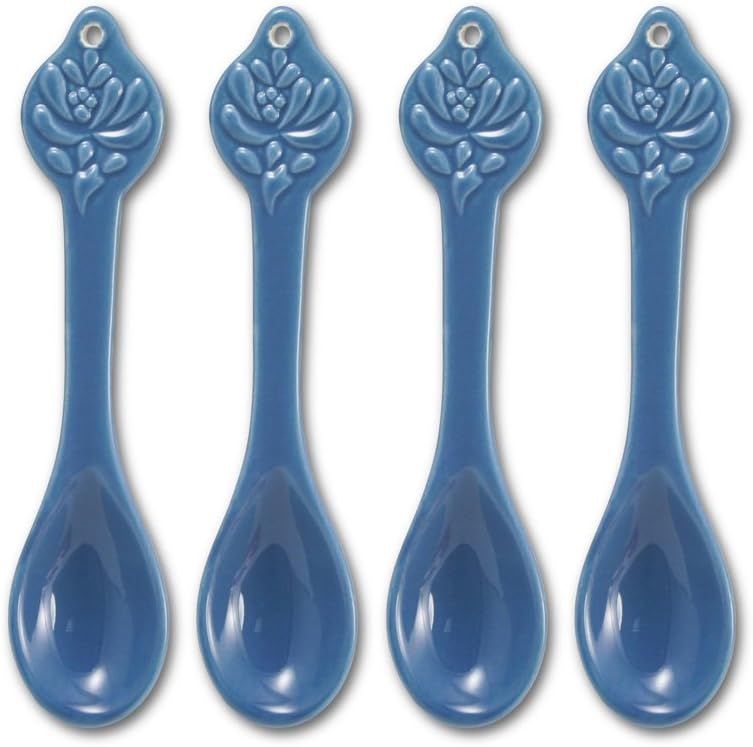 Pfaltzgraff Yorktowne Ceramic Spoons, Set of 4 Kitchen Products Sugar Spoons