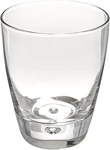 Bormioli Rocco Luna Double Old Fashioned Glasses, Clear, Set of 4